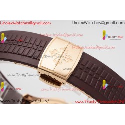 AQUANAUT 5164R RG ZF 1:1 BEST EDITION BROWN DIAL ON BROWN RUBBER STRAP A324
