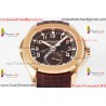 AQUANAUT 5164R RG ZF 1:1 BEST EDITION BROWN DIAL ON BROWN RUBBER STRAP A324