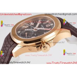 AQUANAUT 5164R RG ZF 1:1 BEST EDITION BROWN DIAL ON BROWN RUBBER STRAP A324