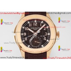 AQUANAUT 5164R RG ZF 1:1 BEST EDITION BROWN DIAL ON BROWN RUBBER STRAP A324