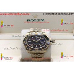 GMT-MASTER II 126718 GRNR YG ARF 1:1 BEST EDITION TIGER IRON DIAL ON YG BRACELET SUPER CLONE VR3285 CHS