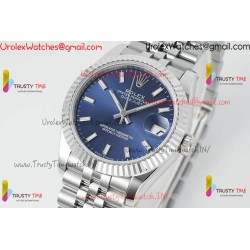 DATEJUST 31MM 904L SS AR+F BEST EDITION GRAY DIAL STICK MARKER ON 904L SS JUBILEE BRACELET ETA2688