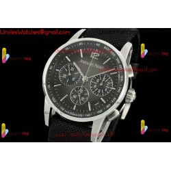 CODE 11.59 CHRONO 26393 RG/PVD APPF SS BEST EDITION BLACK DIAL ON BLACK NYLON STRAP A4401