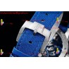 CODE 11.59 26600NB SS APPF BEST EDITION BLUE SKELETON DIAL ON BLUE NYLON STRAP ASIAN TOURBILLON
