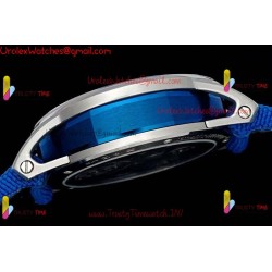 CODE 11.59 26600NB SS APPF BEST EDITION BLUE SKELETON DIAL ON BLUE NYLON STRAP ASIAN TOURBILLON