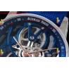 CODE 11.59 26600NB SS APPF BEST EDITION BLUE SKELETON DIAL ON BLUE NYLON STRAP ASIAN TOURBILLON