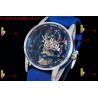 CODE 11.59 26600NB SS APPF BEST EDITION BLUE SKELETON DIAL ON BLUE NYLON STRAP ASIAN TOURBILLON