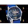 CODE 11.59 26600NB SS APPF BEST EDITION BLUE SKELETON DIAL ON BLUE NYLON STRAP ASIAN TOURBILLON