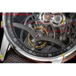 CODE 11.59 26600CR SS/RG APPF BEST EDITION GREEN SKELETON DIAL ON GREEN NYLON STRAP ASIAN TOURBILLON