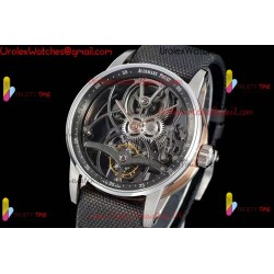 CODE 11.59 26600CR SS/RG APPF BEST EDITION GREEN SKELETON DIAL ON GREEN NYLON STRAP ASIAN TOURBILLON