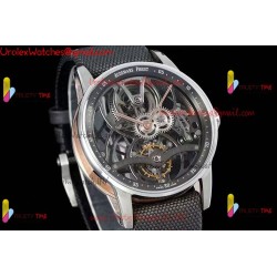 CODE 11.59 26600CR SS/RG APPF BEST EDITION GREEN SKELETON DIAL ON GREEN NYLON STRAP ASIAN TOURBILLON