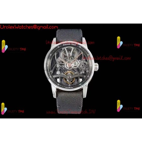 CODE 11.59 26600CR SS/RG APPF BEST EDITION GREEN SKELETON DIAL ON GREEN NYLON STRAP ASIAN TOURBILLON