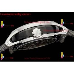 Audemars Piguet Code 11.59 Series New Tourbillon First Meteorite Face Tourbillon Skeleton SS Gray Dial Black Nylon Strap