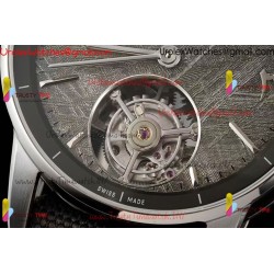 Audemars Piguet Code 11.59 Series New Tourbillon First Meteorite Face Tourbillon Skeleton SS Gray Dial Black Nylon Strap