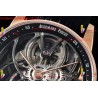 CODE 11.59 26600CR SS/RG APPF BEST EDITION BLACK SKELETON DIAL ON BLACK LEATHER STRAP ASIAN TOURBILLON