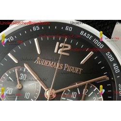 CODE 11.59 CHRONO 26393 APPF SS BEST EDITION BLACK DIAL 6-Pin Rose Gold ON BLACK NYLON STRAP A4401