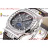NAUTILUS 5740 T Diamond Bezel SS TWF Best Edition Grey Dial with SS Strap A240