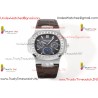 NAUTILUS 5740 T Diamond Bezel SS TWF Best Edition Grey Dial with SS Strap A240