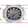 NAUTILUS 5740 SS TWF BEST EDITION GRAY DIAL ON SS BRACELET A240