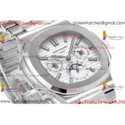 NAUTILUS 5740 SS TWF BEST EDITION White  DIAL ON SS BRACELET A240
