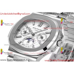NAUTILUS 5740 SS TWF BEST EDITION White  DIAL ON SS BRACELET A240