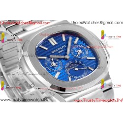 NAUTILUS 5740 SS TWF BEST EDITION BLUE DIAL ON SS BRACELET A240