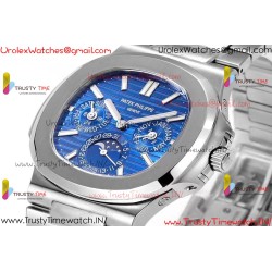 NAUTILUS 5740 SS TWF BEST EDITION BLUE DIAL ON SS BRACELET A240