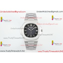 NAUTILUS 5711/1A-018 PPF 1:1 BEST EDITION TIFFANY GREY DIAL ON SS BRACELET SUPER CLONE 26-330 V5