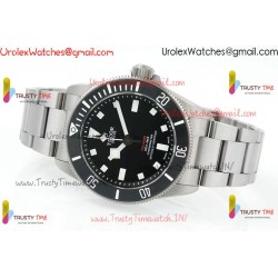 PELAGOS M25407N-0001 39MM BLACK CERAMIC TI V2 ZF 1:1 BEST EDITION BLACK DIAL ON TITANIUM BRACELET A2824