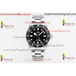 PELAGOS M25407N-0001 39MM BLACK CERAMIC TI V2 ZF 1:1 BEST EDITION BLACK DIAL ON TITANIUM BRACELET A2824