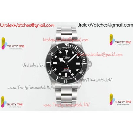 PELAGOS M25407N-0001 39MM BLACK CERAMIC TI V2 ZF 1:1 BEST EDITION BLACK DIAL ON TITANIUM BRACELET A2824