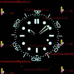 SEAMASTER 300M DIVER TITANIUM/BRONZE GOLD VSF 1:1 BEST EDITION GREEN DIAL ON TITANIUM MESH BRACELET A8806