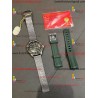 SEAMASTER 300M DIVER TITANIUM/BRONZE GOLD VSF 1:1 BEST EDITION GREEN DIAL ON TITANIUM MESH BRACELET A8806