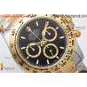 DAYTONA 126503 CLEAN 1:1 BEST EDITION BLACK DIAL GOLD SUBDIAL DIAMOND MARKER ON SS/YG BRACELET SH4131
