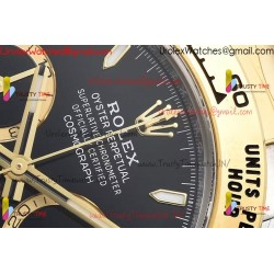 DAYTONA 126503 CLEAN 1:1 BEST EDITION BLACK DIAL GOLD SUBDIAL DIAMOND MARKER ON SS/YG BRACELET SH4131