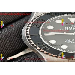 YACHT-MASTER 226627 TITANIUM CLEAN 1:1 BEST EDITION BLACK DIAL ON TITANIUM BRACELET VR3235