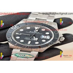 YACHT-MASTER 226627 TITANIUM CLEAN 1:1 BEST EDITION BLACK DIAL ON TITANIUM BRACELET VR3235