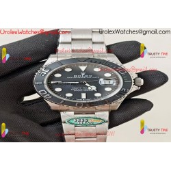 YACHT-MASTER 226627 TITANIUM CLEAN 1:1 BEST EDITION BLACK DIAL ON TITANIUM BRACELET VR3235