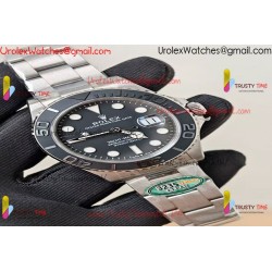 YACHT-MASTER 226627 TITANIUM CLEAN 1:1 BEST EDITION BLACK DIAL ON TITANIUM BRACELET VR3235