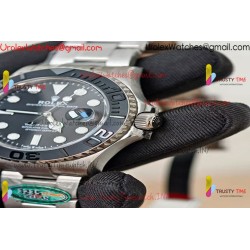 YACHT-MASTER 226627 TITANIUM CLEAN 1:1 BEST EDITION BLACK DIAL ON TITANIUM BRACELET VR3235