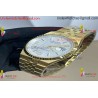 Rolex's new Land-Dweller Datejust 40mm white dial, 18K gold case, movement 7135 gold strap
