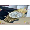Rolex's new Land-Dweller Datejust 40mm white dial, 18K gold case, movement 7135 gold strap