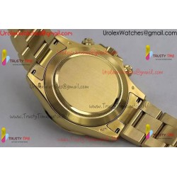 DAYTONA 116508 GAIN WEIGHT YG ZF 1:1 BEST EDITION GREEN DIAL ON YG BRACELET SH4130