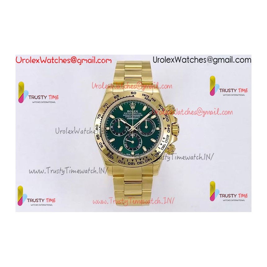 DAYTONA 116508 GAIN WEIGHT YG ZF 1:1 BEST EDITION GREEN DIAL ON YG BRACELET SH4130 DAYTONA 116508 GAIN WEIGHT YG ZF 1:1 BEST EDITION GREEN DIAL ON YG BRACELET SH4130