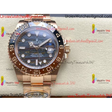 GMT-MASTER II 126715 CHNR RG 3EF 1:1 BEST EDITION EVERROSE TIGER IRON DIAL ON RG BRACELET SUPER CLONE VR3285 CHS