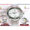 Planet Ocean 600M 43.5mm Green Ceramic Bezel SS VSF 1:1 Best Edition Silver Dial on SS Strap A8900