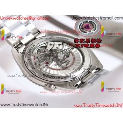 Planet Ocean 600M 43.5mm Green Ceramic Bezel SS VSF 1:1 Best Edition Silver Dial on SS Strap A8900