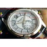 ANNUAL CALENDAR COMPLICATIONS 5205R SS GRF BEST EDITION WHITE DIAL ON BLACK LEATHER STRAP A324