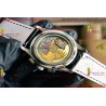 ANNUAL CALENDAR COMPLICATIONS 5205R SS GRF BEST EDITION WHITE DIAL ON BLACK LEATHER STRAP A324