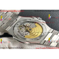 AUTILUS 5711/1A 3KF 1:1 BEST EDITION DIAMONDS BEZEL GREEN TEXTURED DIAL ON